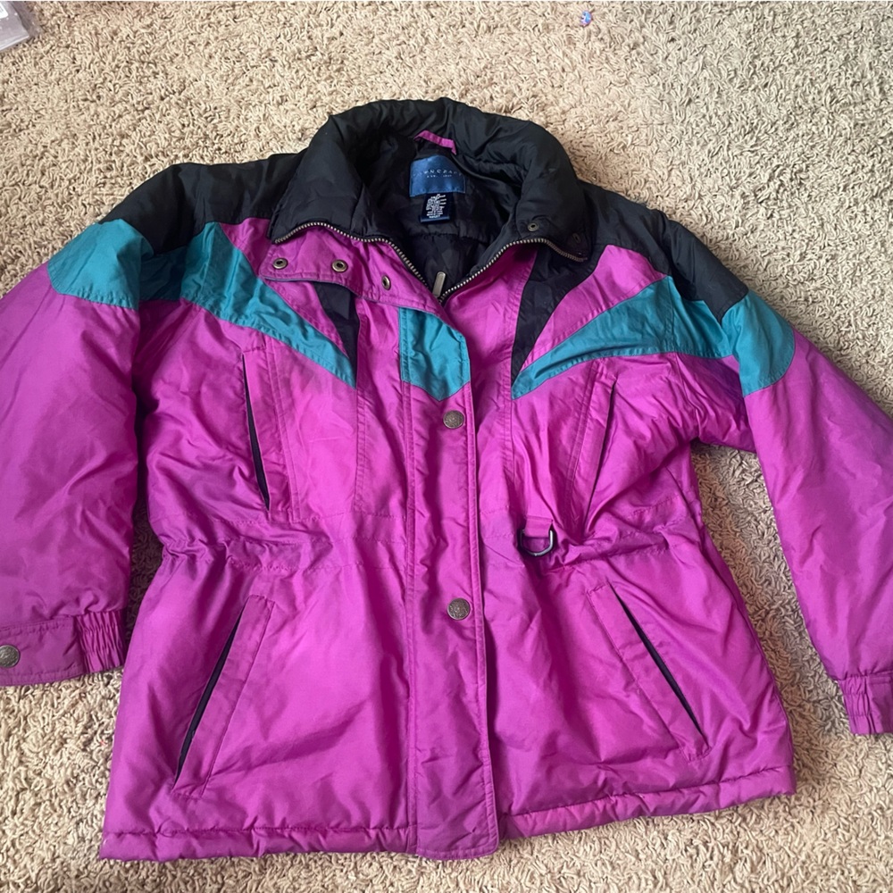 Vintage Towncraft purple and Blue Jacket